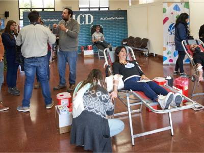 Éxito de donantes de sangre en el HCD de Tigre