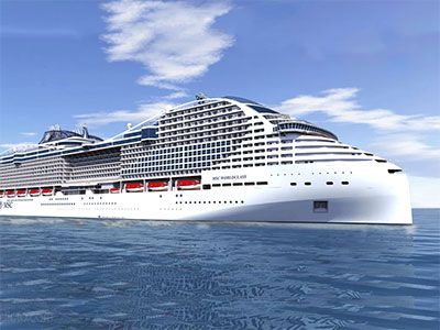MSC cruceros invita a artistas de todo el mundo a diseñar el casco del MSC Euribia